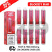 Bloody Bar 5000 Puffs Fizzy Cherry Disposable Vape Box of 10 - VU9 Eliquid