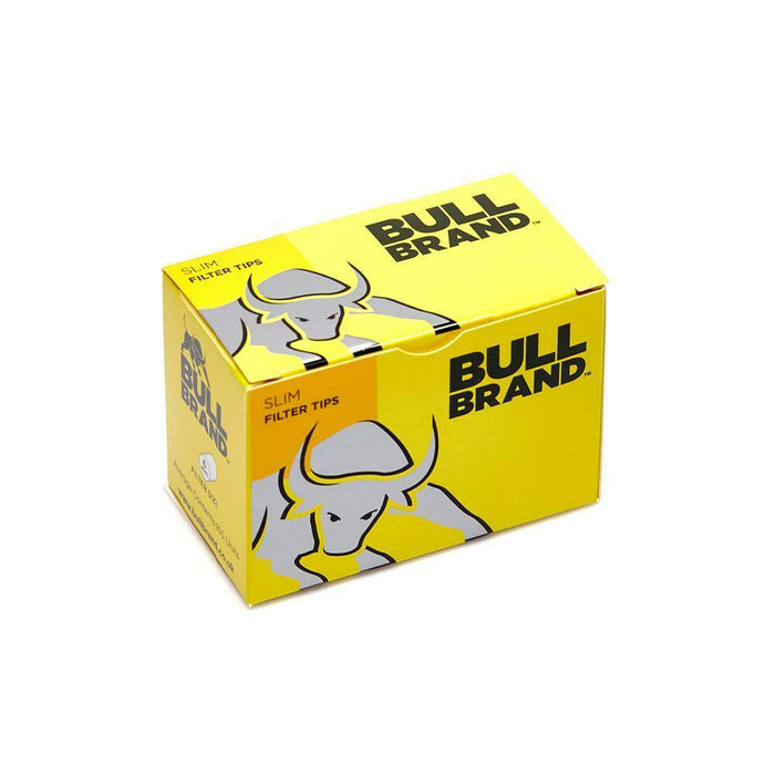 Bull Brand Slim Filter Tips - 10 Box X 160 Filter Tips | UK Vape World
