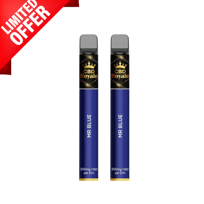 Buy ANY 2 FOR £15 Offer - CBD Royale Disposable Bar - VU9 Exclusive Deal