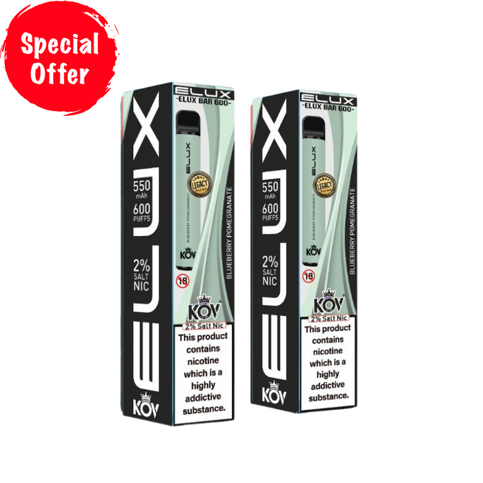 Elux KOV Bar Legacy Range Disposable Vape UK 20MG - Special Offer -