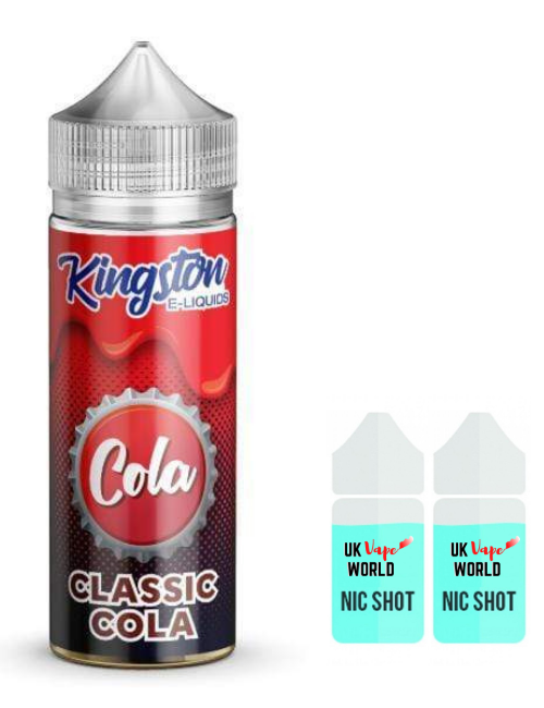 Kingston Cola Classic Cola with 2 Nicotine Shots | UK Vape World
