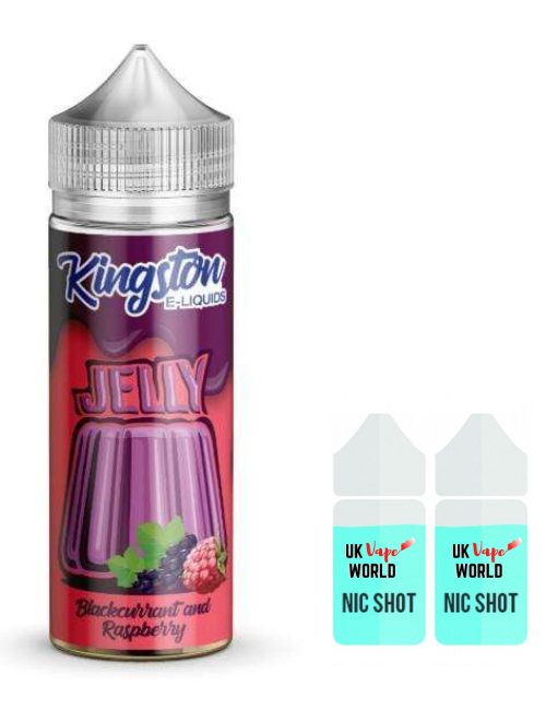 Kingston Jelly Blackcurrant & Raspberry Jelly With 2 Nicotine Shots | UK Vape World