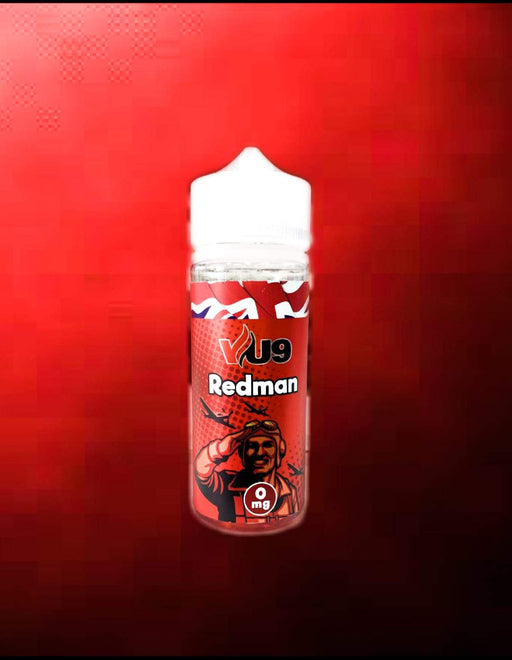 VU9 Redman 100ml Shortfill E-Liquid 70/30 VG/PG
