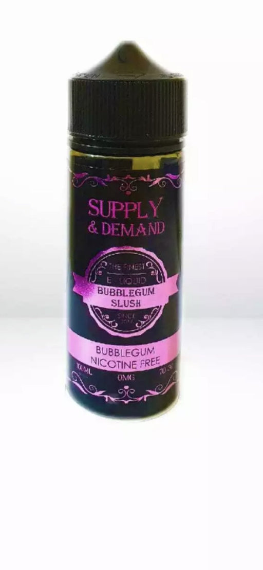 Supply & Demand 100ml shortfill in Bubblegum Slush Flavour - UK VAPE WORLD