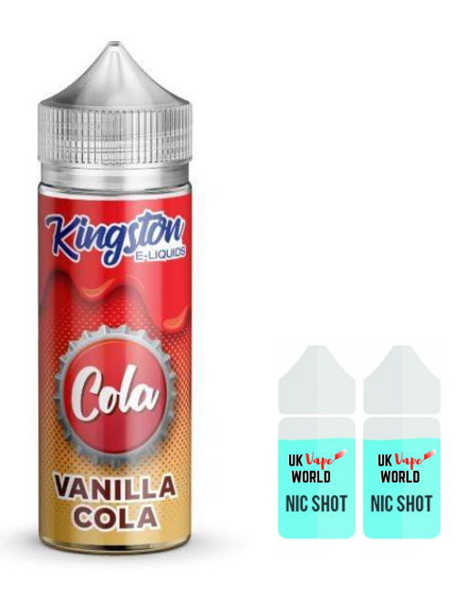 Kingston Cola Vanilla Cola 100ml Shortfill With 2 Nicotine Shots | UK Vape World