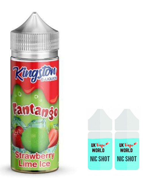Kingston Fantango Strawberry Lime ICE 100ml Shortfill WIth 2 Nicotine Shots | UK Vape World